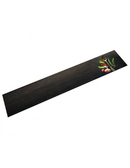Tappeto da Cucina Lavabile Spezie 60x300 cm Velluto