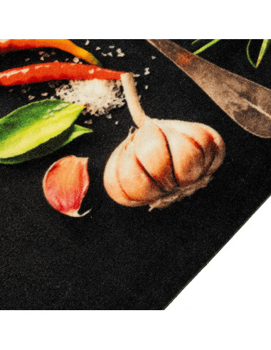 Tappeto da Cucina Lavabile Spezie 60x300 cm Velluto