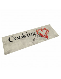 Tappeto da Cucina Lavabile Cucinare 60x180 cm in Velluto