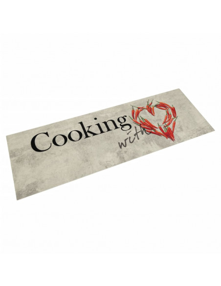 Tappeto da Cucina Lavabile Cucinare 60x180 cm in Velluto