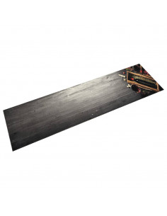 Tappeto da Cucina Lavabile Bottiglia Vino 60x300 cm in Velluto