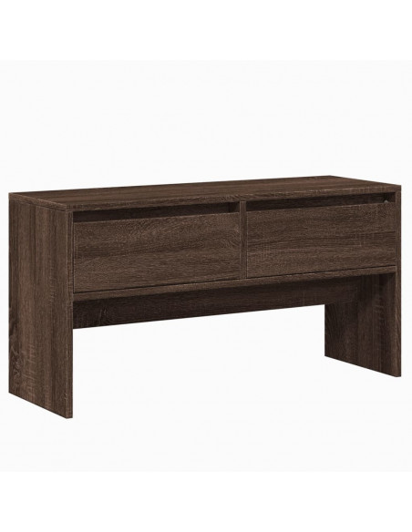 Set Mobili da Ingresso 4 pz Rovere Marrone in Legno Multistrato