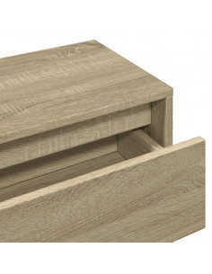 Set Mobili da Ingresso 4 pz Rovere Sonoma in Legno Multistrato