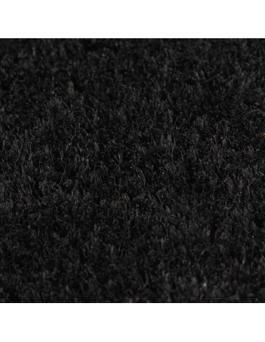 Zerbino Nero 80x100 cm Fibra di Cocco