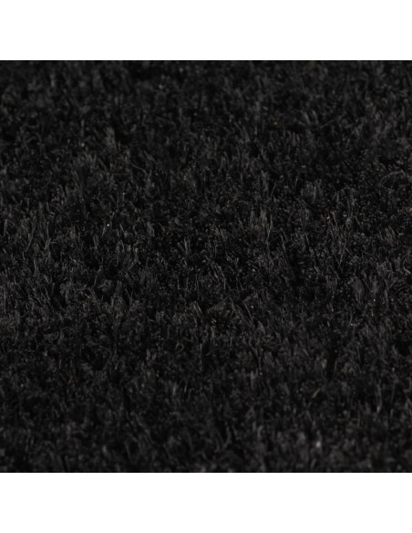 Zerbino Nero 80x100 cm Fibra di Cocco