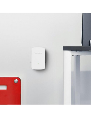 Mercusys ME10 moltiplicatore di rete Ripetitore di rete Bianco 10, 100 Mbit/s