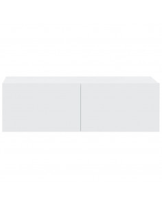 Set Mobili Porta TV 3 pz Bianco in Legno Multistrato 2