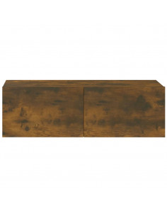 Set Mobili Porta TV 3 pz Rovere Fumo in Legno Multistrato 2