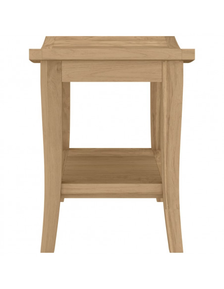 Tavolino da Bagno 50x35x45 cm in Legno Massello di Teak