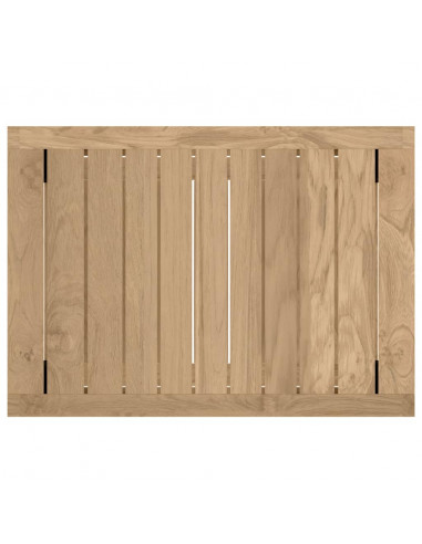 Tavolino da Bagno 50x35x45 cm in Legno Massello di Teak