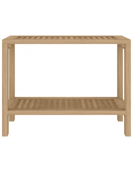 Tavolino da Bagno 60x30x45 cm in Legno Massello di Teak