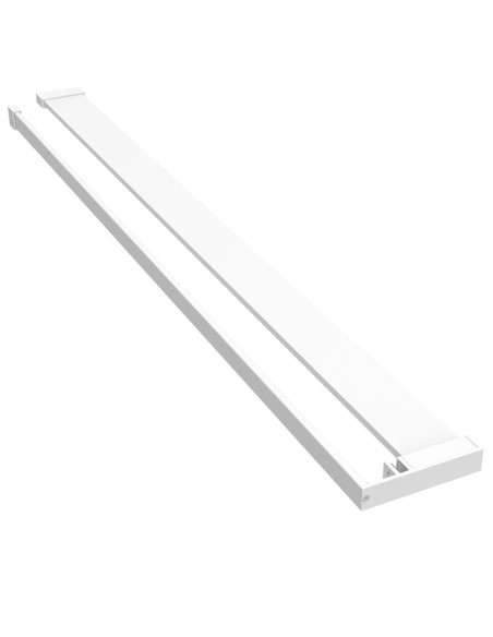 Mensola Doccia per Parete Doccia Walk-in Bianca 115cm Alluminio