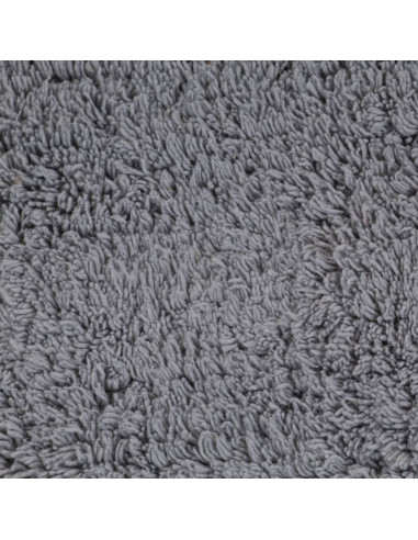 Set Tappetini per Bagno 3 pz in Tessuto Grigio