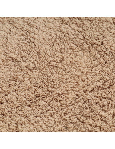 Set Tappetini per Bagno 3 pz in Tessuto Beige