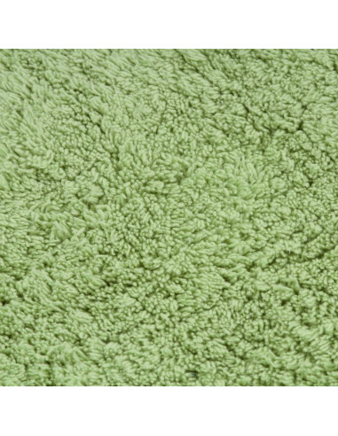 Set Tappetini per Bagno 3 pz in Tessuto Verde