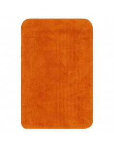 Set Tappetini per Bagno 3 pz in Tessuto Arancione 2