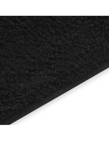 Set Tappetini per Bagno 2 pz in Tessuto Antracite