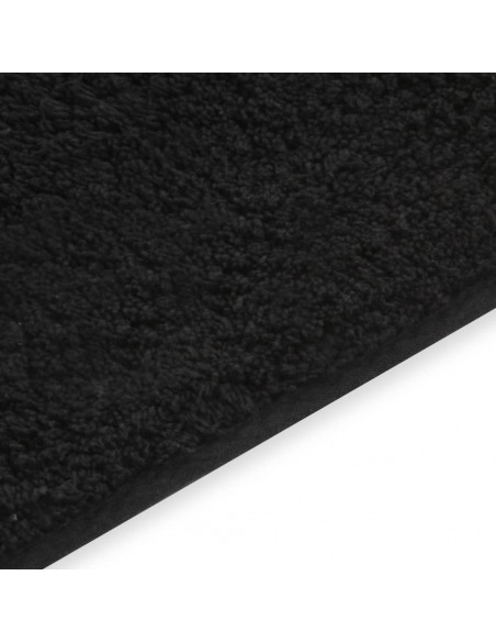 Set Tappetini per Bagno 2 pz in Tessuto Antracite