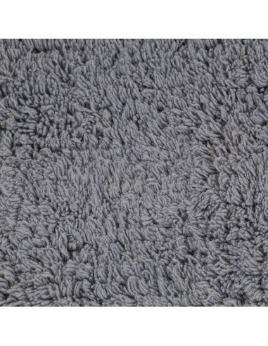 Set Tappetini per Bagno 2 pz in Tessuto Grigio