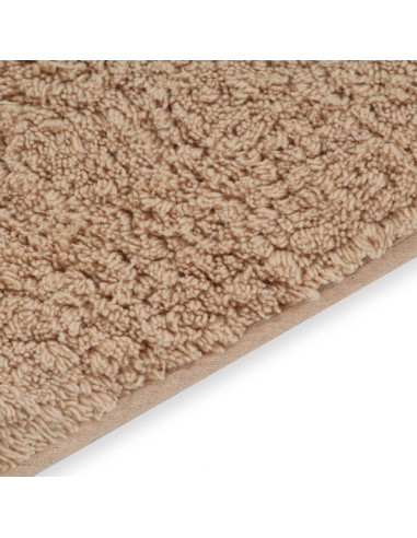 Set Tappetini per Bagno 2 pz in Tessuto Beige