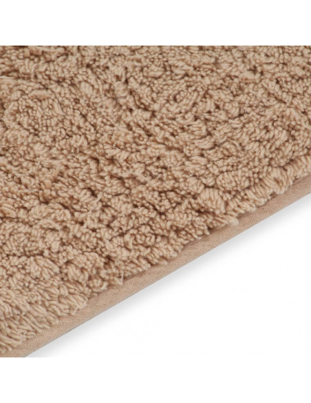 Set Tappetini per Bagno 2 pz in Tessuto Beige