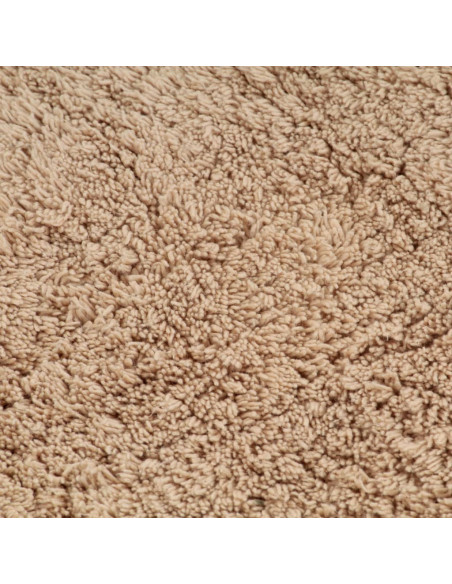 Set Tappetini per Bagno 2 pz in Tessuto Beige