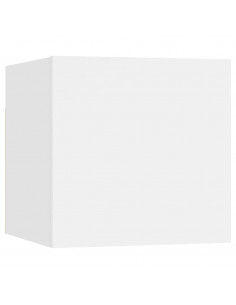 Set Mobili Porta TV 8 pz Bianco in Legno Multistrato 2