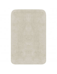 Set Tappetini per Bagno 2 pz in Tessuto Bianco 2
