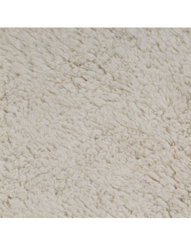 Set Tappetini per Bagno 2 pz in Tessuto Bianco