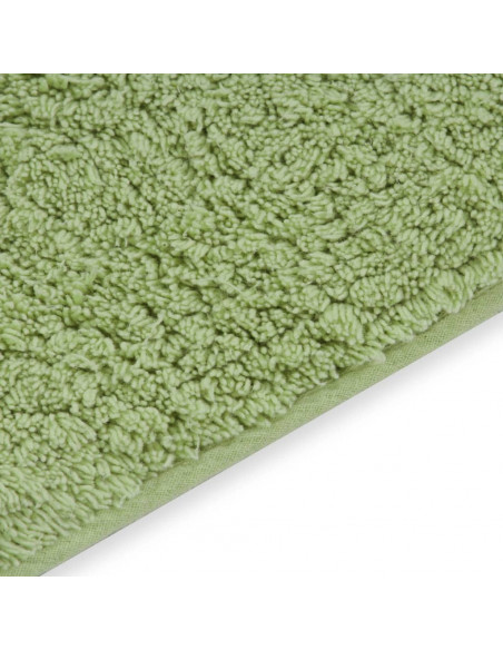 Set Tappetini per Bagno 2 pz in Tessuto Verde