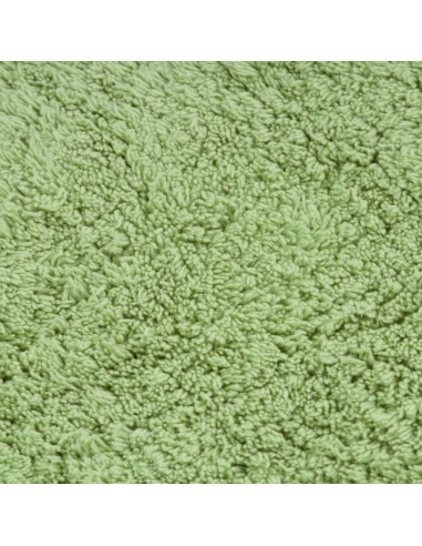 Set Tappetini per Bagno 2 pz in Tessuto Verde