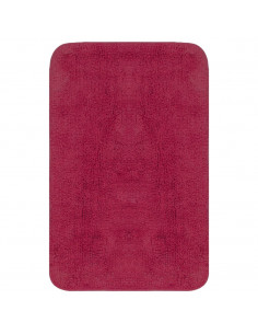 Set Tappetini per Bagno 2 pz in Tessuto Fucsia 2