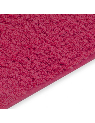 Set Tappetini per Bagno 2 pz in Tessuto Fucsia