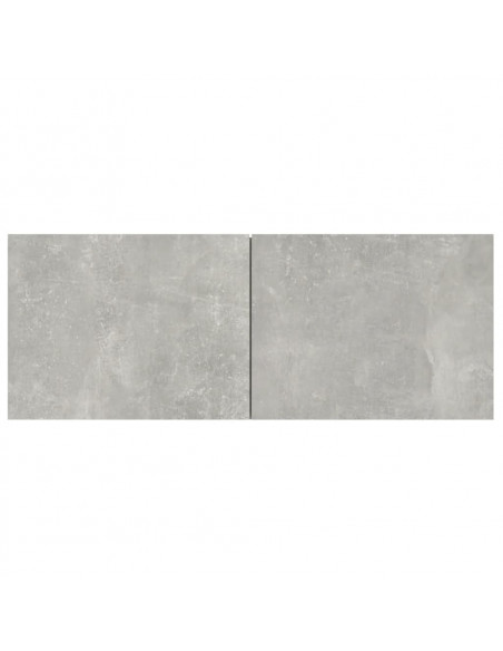 Set Mobili Porta TV 8pz Grigio Cemento in Legno Multistrato