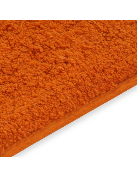 Set Tappetini per Bagno 2 pz in Tessuto Arancione