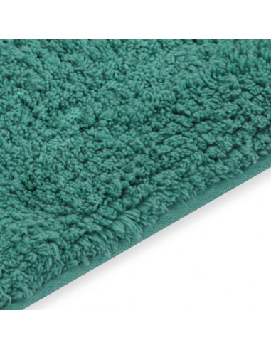 Set Tappetini per Bagno 2 pz in Tessuto Turchese