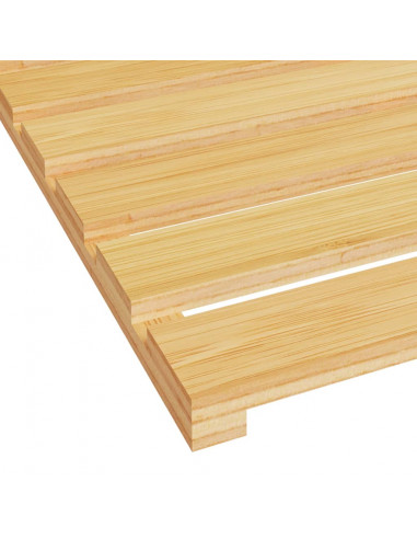 Tappetino da Bagno in Bambù 54x36 cm