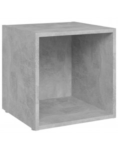 Set Mobili TV 8 pz Grigio Cemento in Truciolato 2