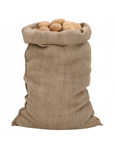 Sacchi di Iuta 5pz 60x105 cm 100% Iuta 340 gsm