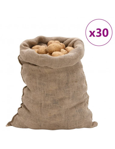 Sacchi di Iuta 30pz 60x105 cm 100% Iuta 220 gsm