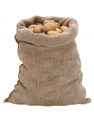 Sacchi di Iuta 5pz 60x105 cm 100% Iuta 220 gsm