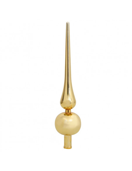 Set Natale con 61 Palline Punta e 150 Luci LED Oro e Bronzo