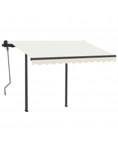 Set Pali per Tenda da Sole Antracite 300x245 cm Ferro