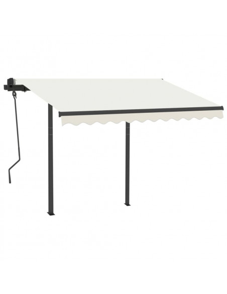 Set Pali per Tenda da Sole Antracite 300x245 cm Ferro