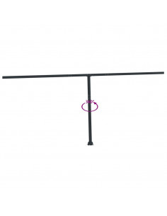 Set Pali per Tenda da Sole Antracite 600x245 cm Ferro
