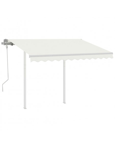 Set Pali per Tenda da Sole Bianco 300x245 cm Ferro