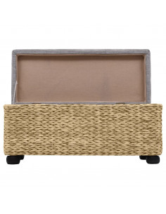 Set Panche 2 pz in Giunco Grigio