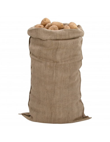 Sacchi di Iuta 10pz 65x135 cm 100% Iuta 340 gsm