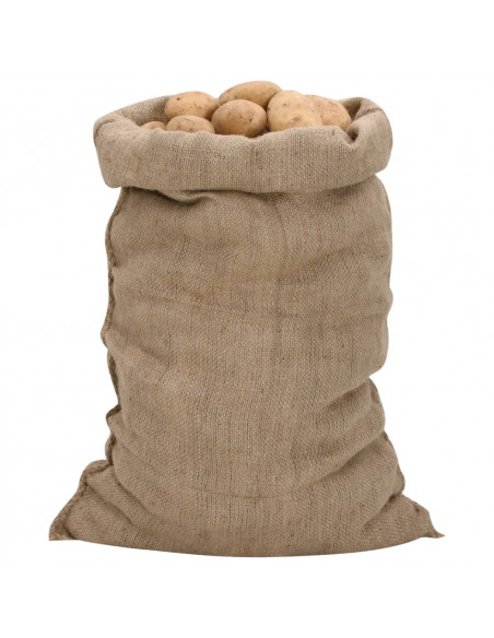 Sacchi di Iuta 10pz 60x105 cm 100% Iuta 340 gsm