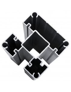 Set Pannelli di Recinzione in WPC 699x146 cm Marrone